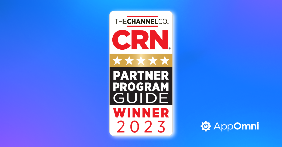 AppOmni Wins 3rd CRN Award for Outstanding Partner Program