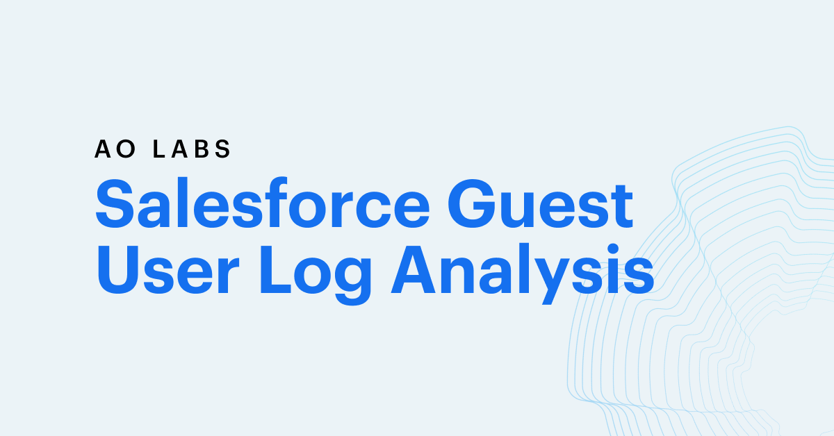 Salesforce Guest User Log Analysis