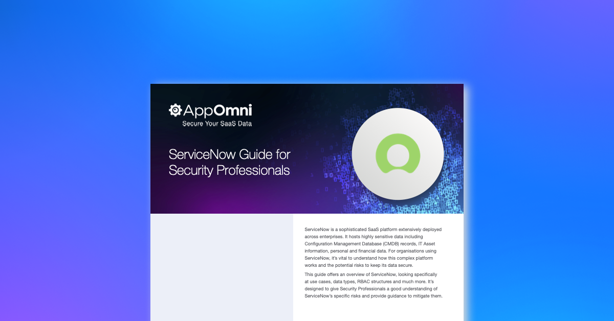 ServiceNow Product Guide