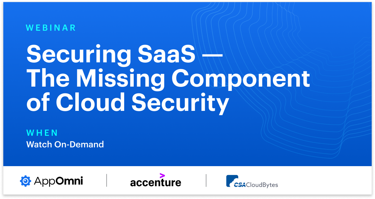 SSPM—The Missing Component of Cloud Security