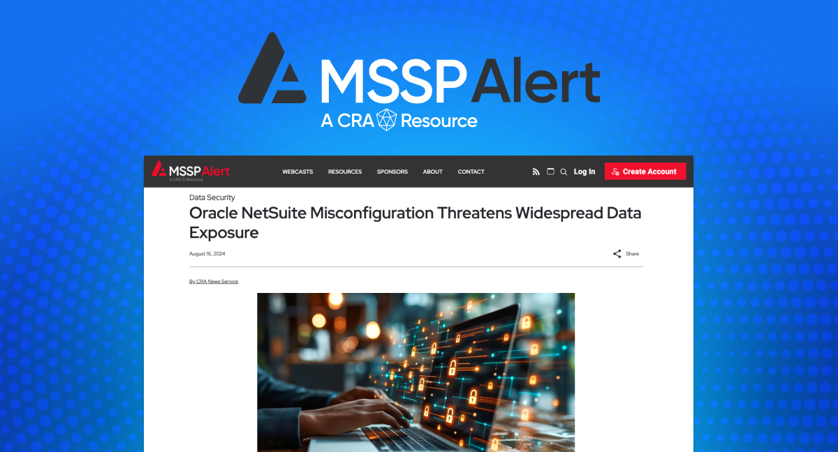 Oracle NetSuite Misconfiguration Threatens Widespread Data Exposure