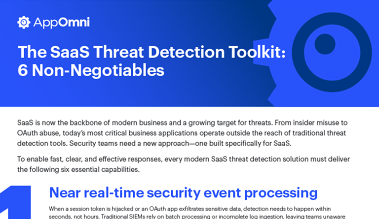 SaaS Threat Detection Toolkit