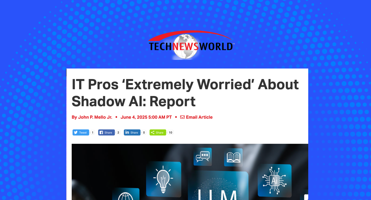 IT Pros ‘Extremely Worried’ About Shadow AI: Report