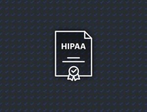 Blog thumbnail image showing an icon for HIPPA compliance