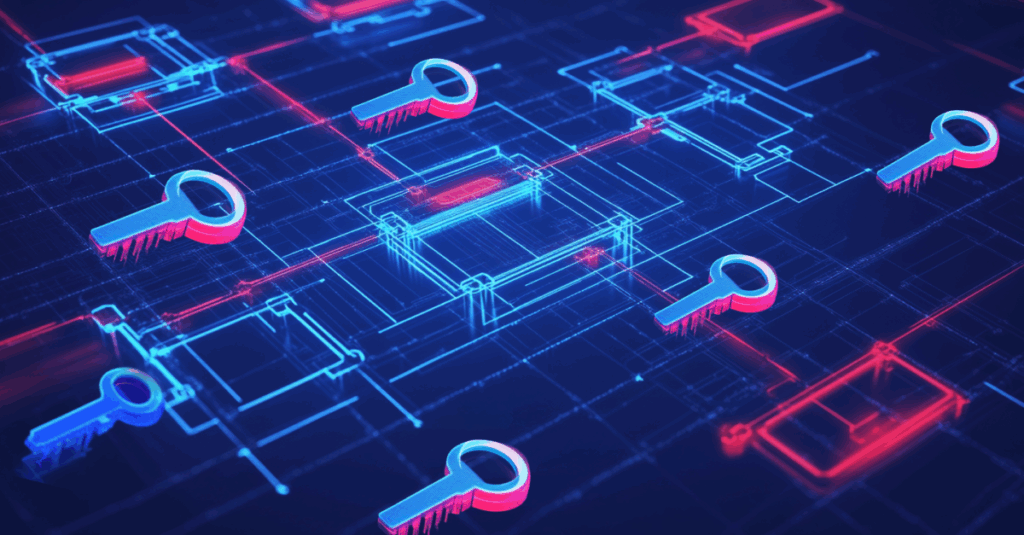 Decorative thumbnail image for a blog post about the SaaS supply chain (how to secure it especially considering recent attacks)