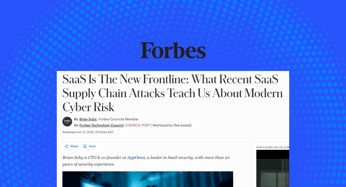 SaaS Is The New Frontline: What Recent SaaS Supply Chain Attacks Teach Us About Modern Cyber Risk