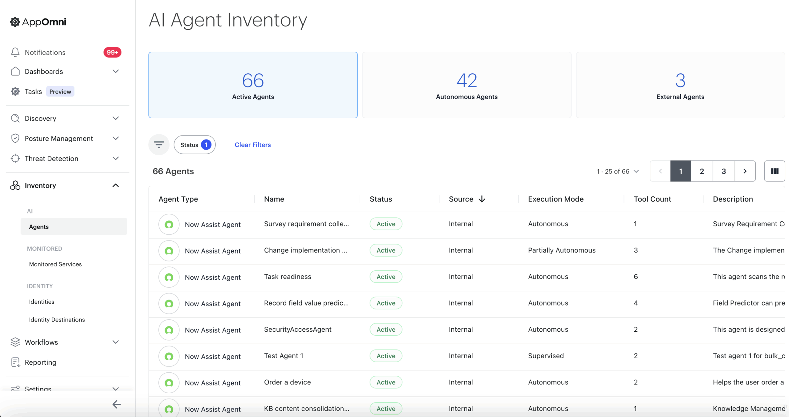 Track, manage, and secure every AI agent from one dashboard.