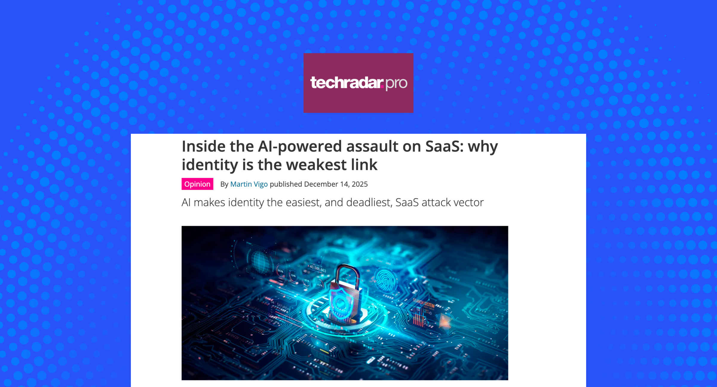 Inside the AI-powered assault on SaaS: why identity is the weakest link