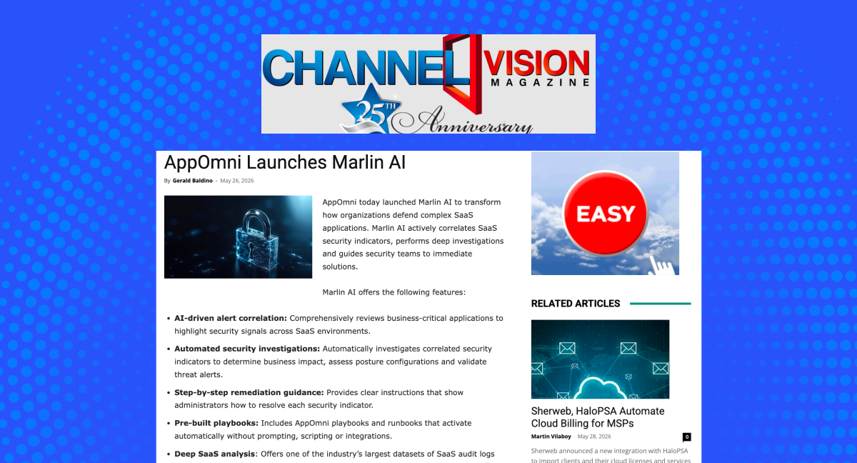 AppOmni Launches Marlin AI