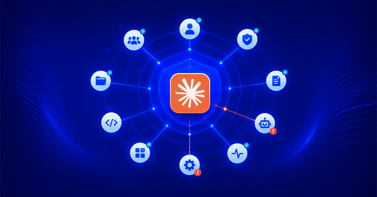 Decorative thumbnail image showing AppOmni securing Claude