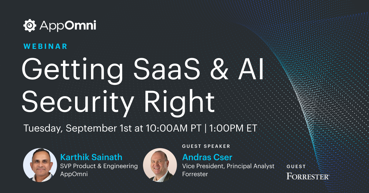 Getting SaaS and AI Security Right
